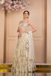 Divine Printed Shimmer Lehenga Set