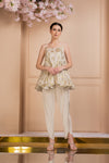Printed Shimmer Kurti & Tulip Pant