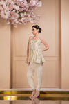 Printed Shimmer Kurti & Tulip Pant