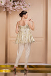 Printed Shimmer Kurti & Tulip Pant Backview