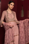 Yoke Embroidered Sharara Set