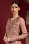 Women's Floor Length Anarkali Dress Sideview