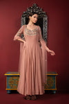 Yoke Embroidered Anarkali Set
