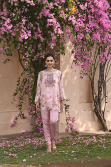  Pink Floral Printed Boho set