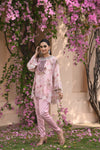 Pink Floral Printed Boho set Frontview