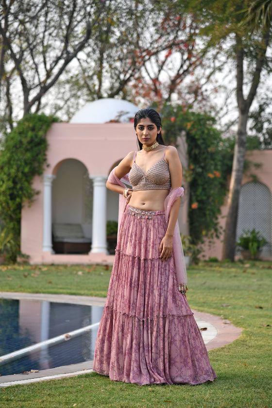 Embroidered Lehenga Set