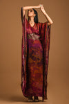 Long kaftan dress with back tie