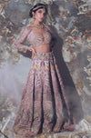 Lavender and Blush Pink Multicolour Lehenga - Q by Sonia Baderia