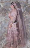 Lavender and Blush Pink Multicolour Lehenga - Q by Sonia Baderia