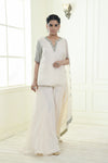 Embroidered Drape Kurta Sharara Set
