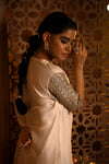 Embroidered Drape Kurta Sharara Set Backview